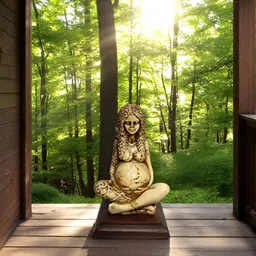 GLOBAL AROMA White Fengshui Idol Showpiece-image-37