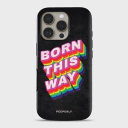 PEEPERLY Women iPhone 13 Pride Pop Typography Impact Resistant Crystal Back Case-picture-7