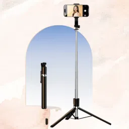 BITWEAVE R1S-L Selfie Stick with Tripod Function & LED Fill Light – 1.7M Extendable for iPhone & Android Bluetooth Selfie Stick-14