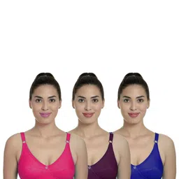 Samvar Multi Cotton Non-Wired Non Padded Minimizer Bra-picture-10