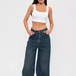 Aadvi Fashion Women Jean Flared High-Rise Light Fade Stretchable Jeans-picture-36