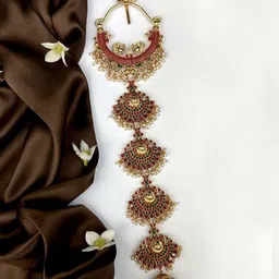 VAGHBHATT Women Beaded Hair Accessory-32