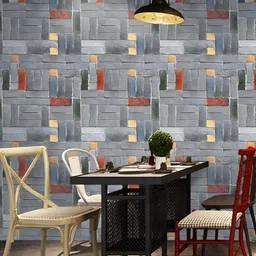 INDIAN ROYALS Grey & Green Printed Self-Adhesive & Durable Wall Sticker-8