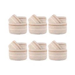 Aura Khaki Set of 6 Regular Drawer Organiser Organisers-3