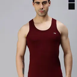 Lux Cozi Men Pack Of 3 Cotton Innerwear Vests-picture-46
