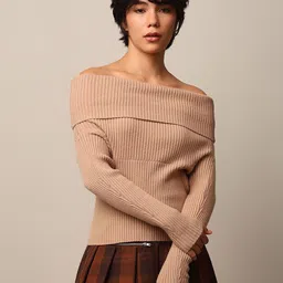 ONLY Women Off-Shoulder Pullover-image-87