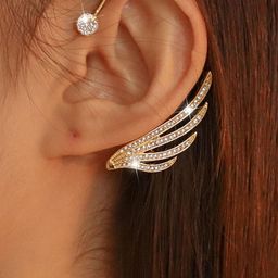 Arzonai Contemporary Ear Cuff Earrings-31