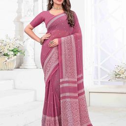 DIVASTRI Ethnic Motifs Leheriya Saree-image-16