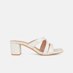 Mast & Harbour PU Party Block Sandals with Bows image 4