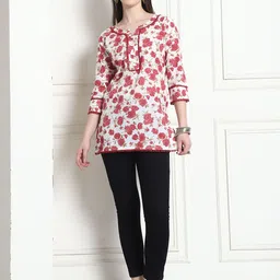 Merira Floral Printed Cotton Kurti-picture-30