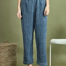 GRAGE Women Self Design Fleece Lounge Pant-picture-32