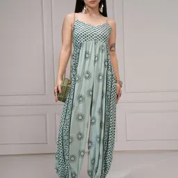 Vishudh Printed Basic Jumpsuit-image-86