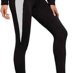Color Block Women Black Tights-image-61
