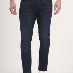 JADE BLUE Men Slim Fit Mid-Rise Light Fade Stretchable Jeans-picture-27