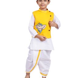 BAESD Boys Regular Kurta with Dhoti Pants-11