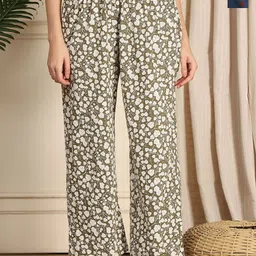 TAG 7 Pack Of 2 Printed Cotton Mid-Rise Lounge Pants-78