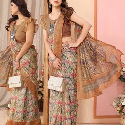 Anouk Women Floral Printed Kota Saree-picture-14