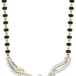 PC Jeweller The Rald 18kt Diamond Yellow Gold Mangalsutra Tanmaniya-image-35