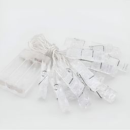 ENORMITY Yellow Photo Clip Shape String Lights image 4