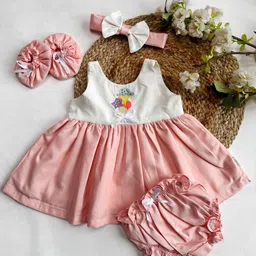ArthLife Girls Peach Baby Apparel Gift Set-56