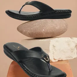 XE Looks Women Open Toe Flats-47