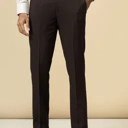 JB STUDIO Men Slim Fit Mid-Rise Formal Trousers-image-22