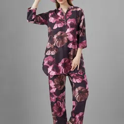 TITTLI All Over Floral Printed Tunic & Trousers Co-Ord Set-image-67