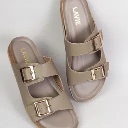 Lavie Women Synthetic Open Toe Flats with Buckle detail-image-86