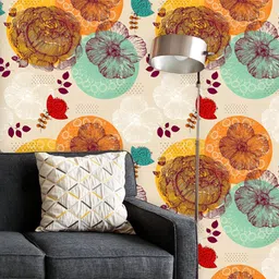 ArtzFolio Printed UV-Resistant Anti-Bacterial Floral Pattern Peel & Stick Wallpaper-image-20