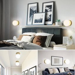 Deco Home Unisex Gold Wall Lamps-image-24