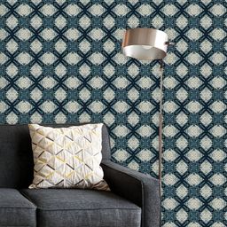 ArtzFolio Printed UV-Resistant Anti-Bacterial Abstract Persian Ikat Peel & Stick Wallpaper-image-43