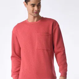 PURPLEMANGO THE FRUIT OF FASHION Men Solid Round Neck Sweatshirt-picture-14