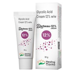 Healing Pharma Derbeau Glycolic Acid Cream 12% W/W- 30g-43
