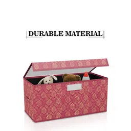 Kuber Industries Maroon 6 Pieces Drawer Organiser With Lid image 3