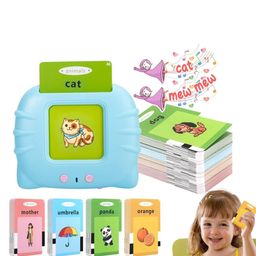 Kidoyz Educational Toddlers Toys Reading Machine With 224 Words Flash Cards Learning Toys-57