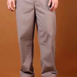 LIMEROAD Men Self Design Relaxed Fit Mid-Rise Trousers-image-41