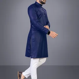 Attigo Men Regular Kurta with Pyjamas image 3