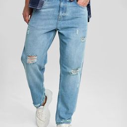 Snitch Men Comfort Relaxed Fit Mildly Distressed Light Fade Jeans-image-27