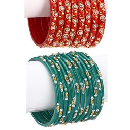 1ST TIME Red Alloy Bangle-30