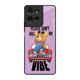 QRIOH Don't Kill My Vibe Printed Motorola G75 5G Impact Resistant Back Case-17