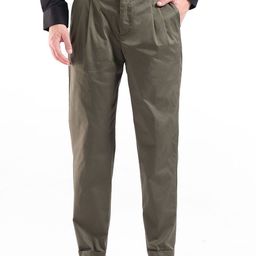 RARE RABBIT Men Mid-Rise Formal Trousers-image-36