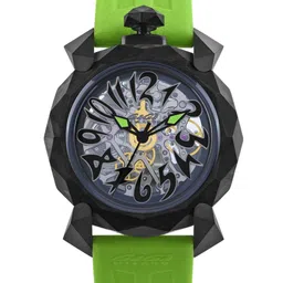 GaGa MILANO Unisex Dial & Wrap Around Straps Analogue Automatic Motion Powered Watch 8560CY01C0SYAG0-47
