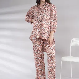 BAESD Printed Shirt With Palazzo Co-Ords-13