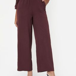 max Women Striped Trousers-image-41