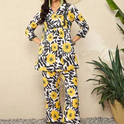 PANIT Printed Tunic With Trousers Co-Ords-picture-7