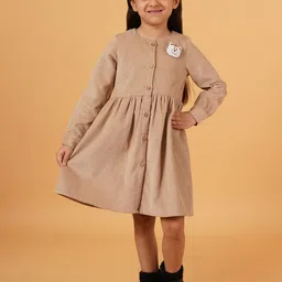 Creative Girls Cotton Full Sleeves Fit & Flare Dress-picture-42