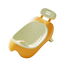 GUCHIGU Orange Coloured Infants Soft Anti-Slip BathTub-31