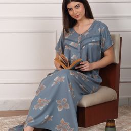 Sweet Dreams Printed Maxi Nightdress-picture-48
