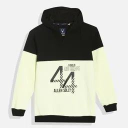 Allen Solly Junior Boys Colourblocked Hooded Sweatshirt-image-10