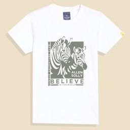 Allen Solly Junior Boys Printed Round Neck Regular Sleeves Cotton Blend T-Shirt-image-48